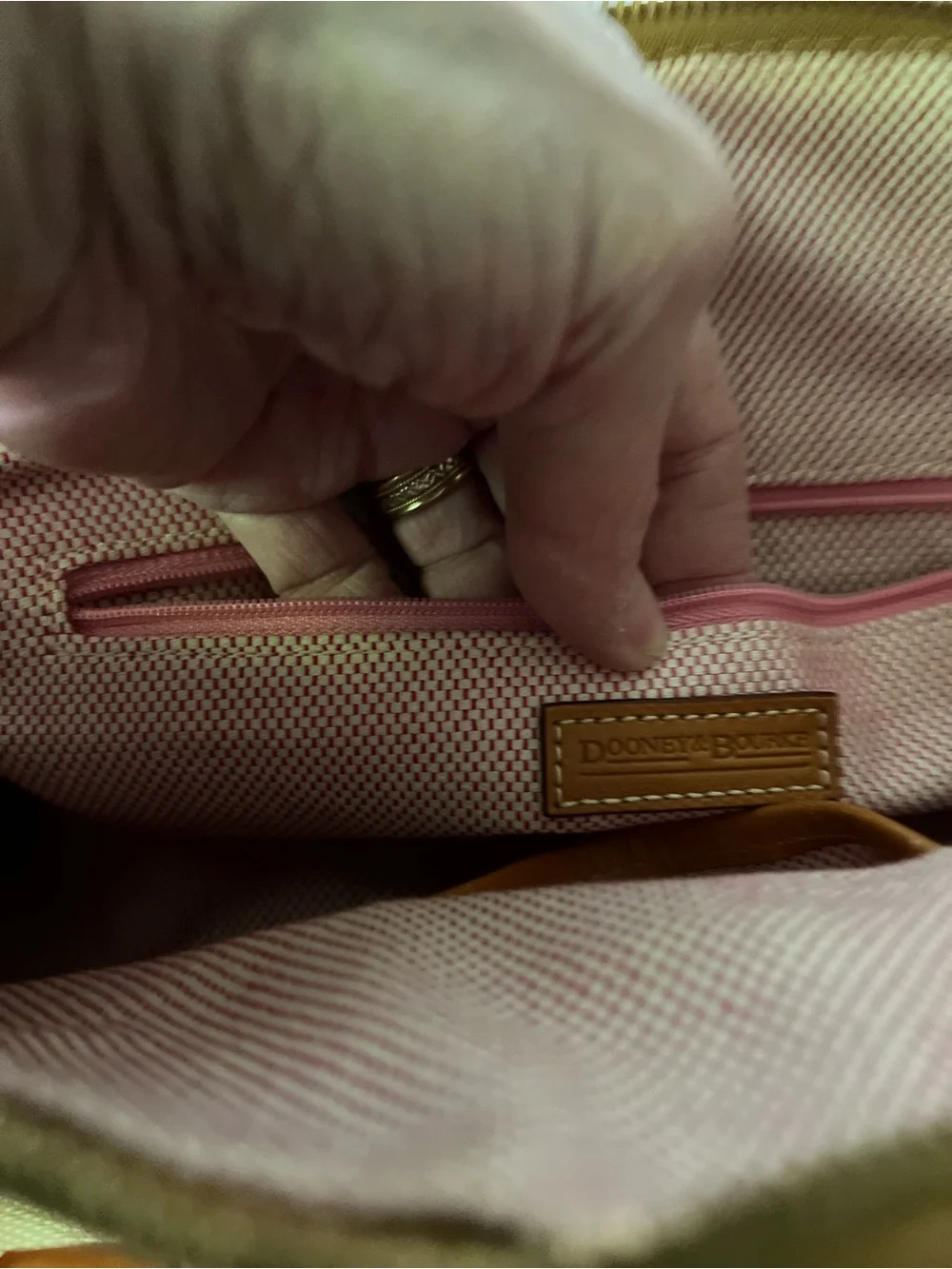 Dooney & Bourke structured satchel
